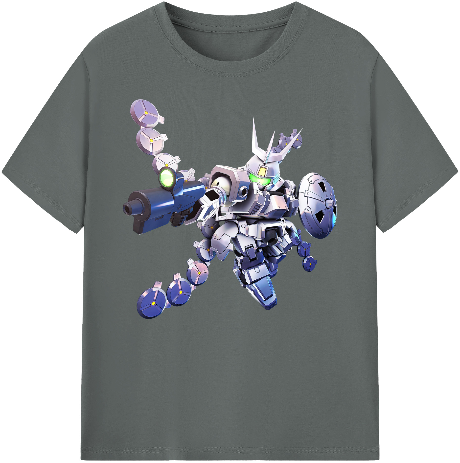 （画像用） 機動戦士ガンダム Mobile Suit Gundam 綿100％ メンズ半袖Tシャツ｜肌触りやわらか＆通気性